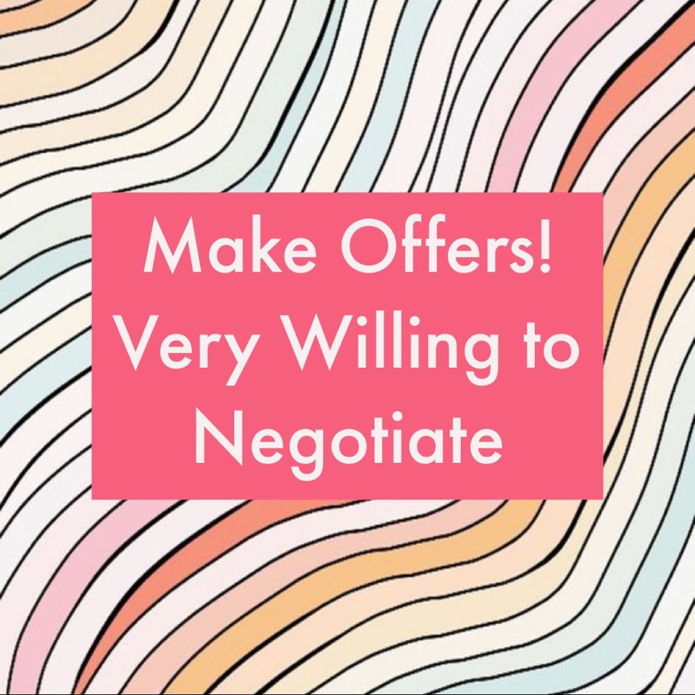 Happy to Negotiate Prices! Please make an offer ♥️